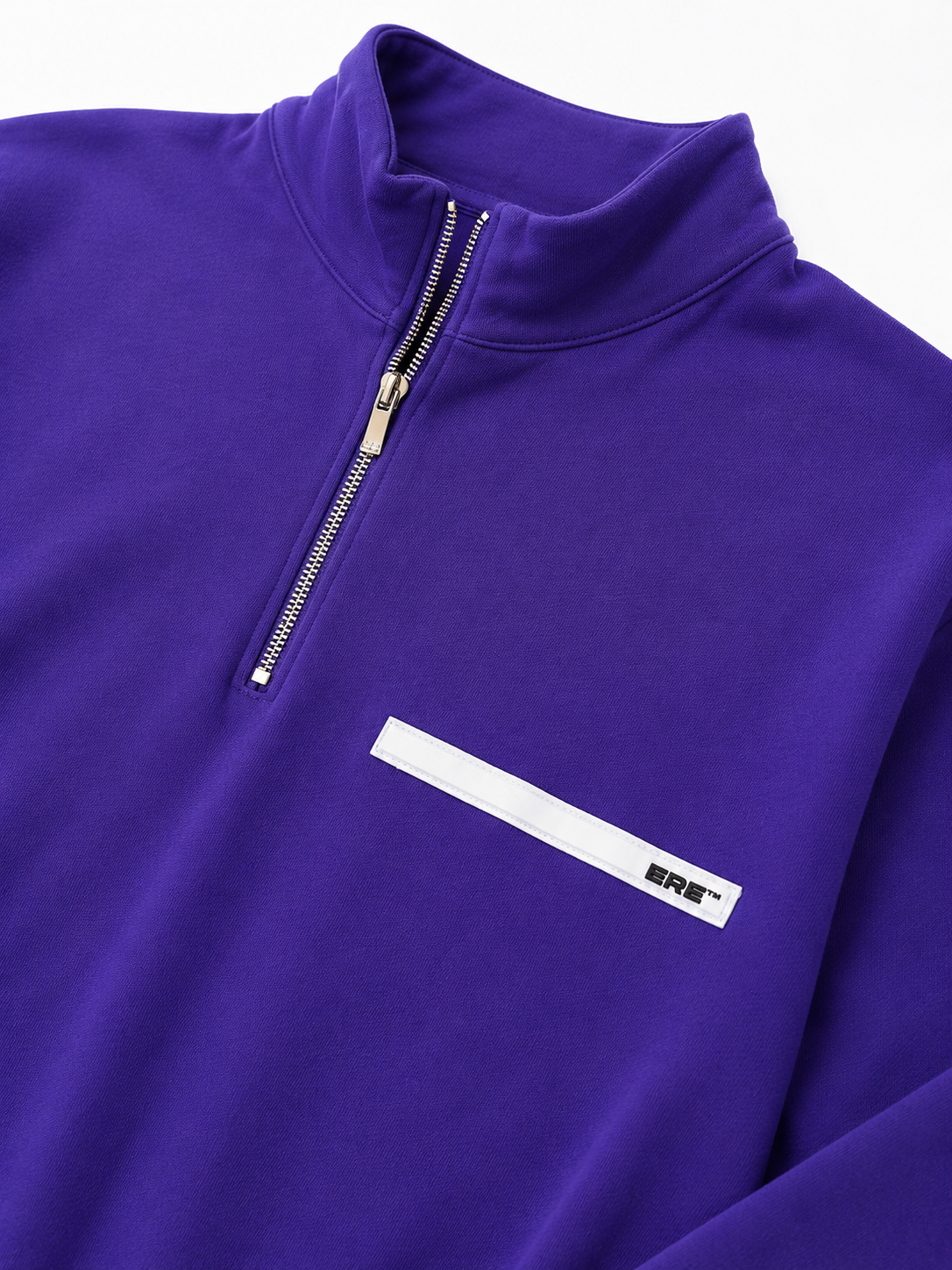 Ere Studios Headline Half Zip Sweater Purple